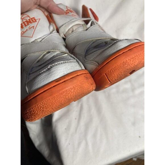 PATRICK EWING ATHLETICS ROGUE #33 Orange & White Men’s Size 7 Basketball Sneaker - Picture 8 of 12